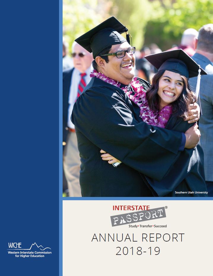 Cover art for Interstate Passport Annual Report 2018-2019